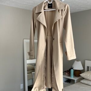 Simply Vera Vera Wang Tan Trench Coat